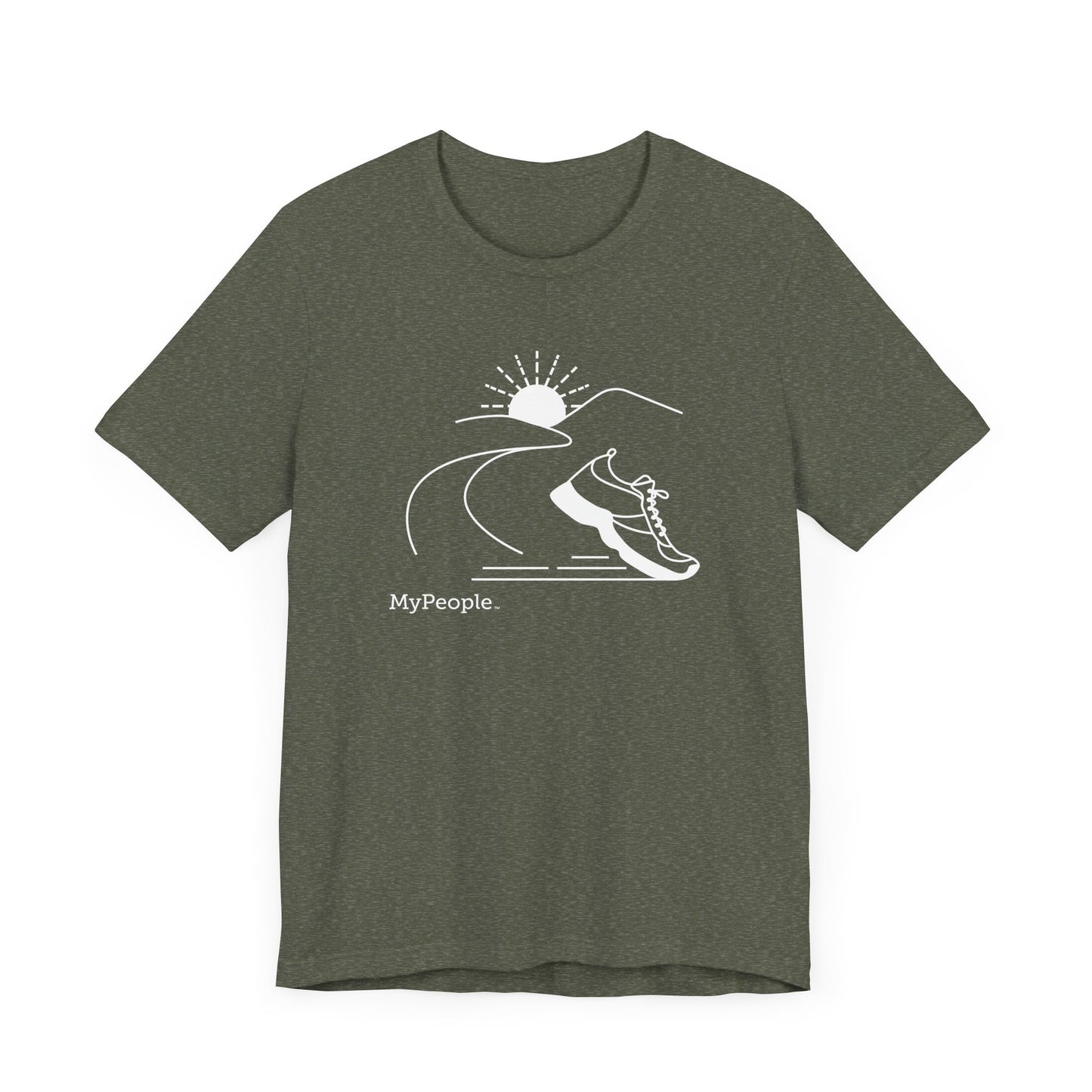 MyPeople Running Tee - Unisex Jersey Short Sleeve Shirt