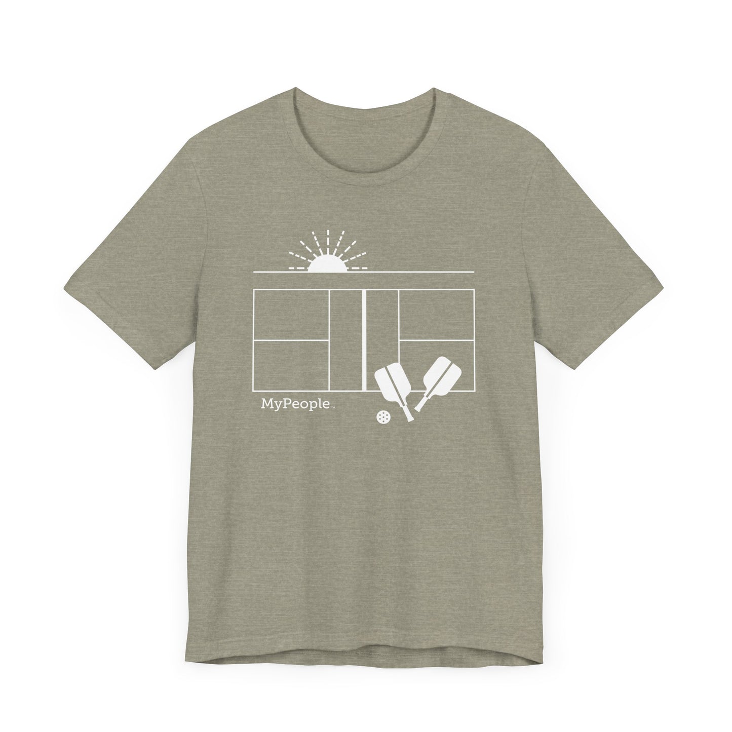 MyPeople Pickleball Tee - Unisex Jersey Short Sleeve Shirt
