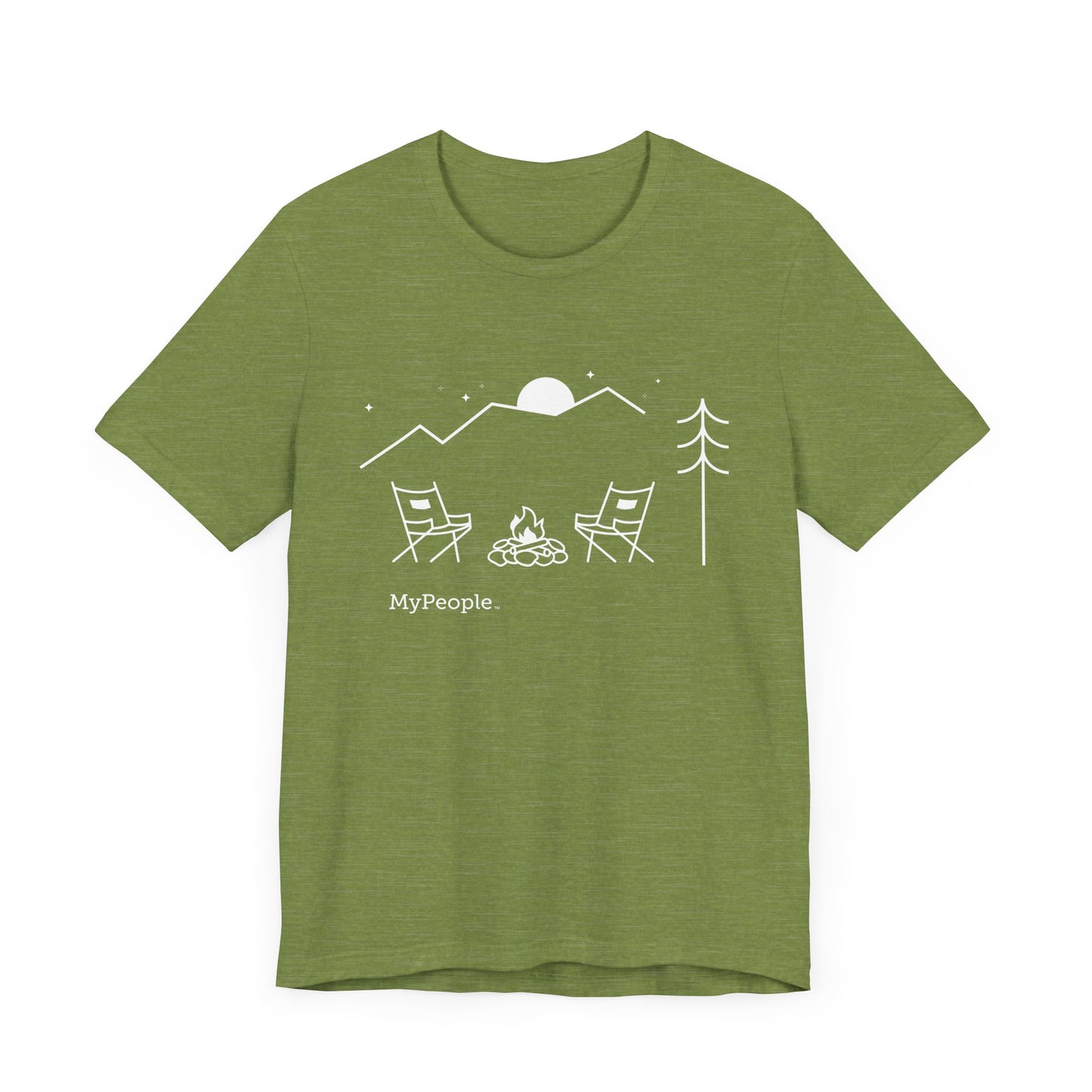 MyPeople Campfire Tee - Unisex Jersey Short Sleeve Shirt