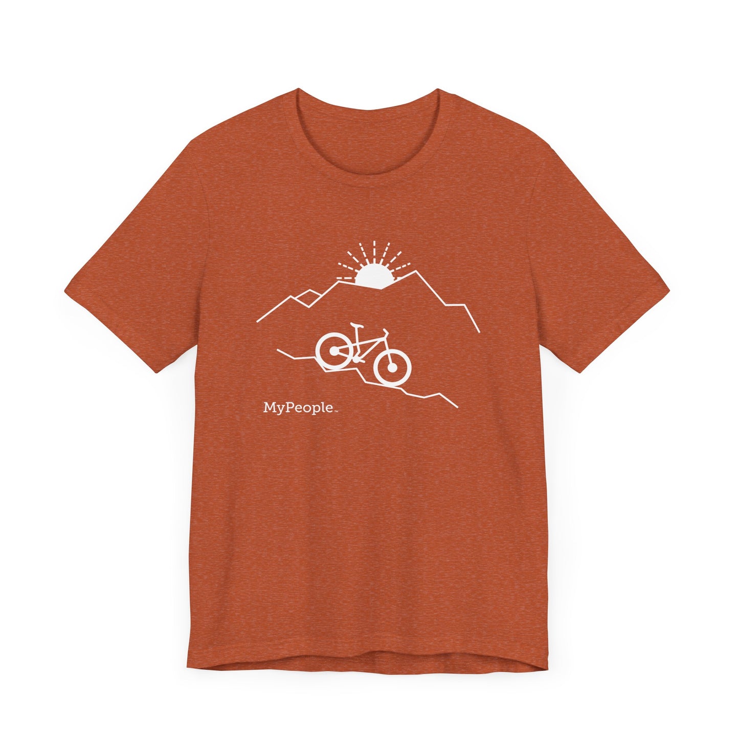MyPeople Mountain Biking Tee - Unisex Jersey Short Sleeve Shirt