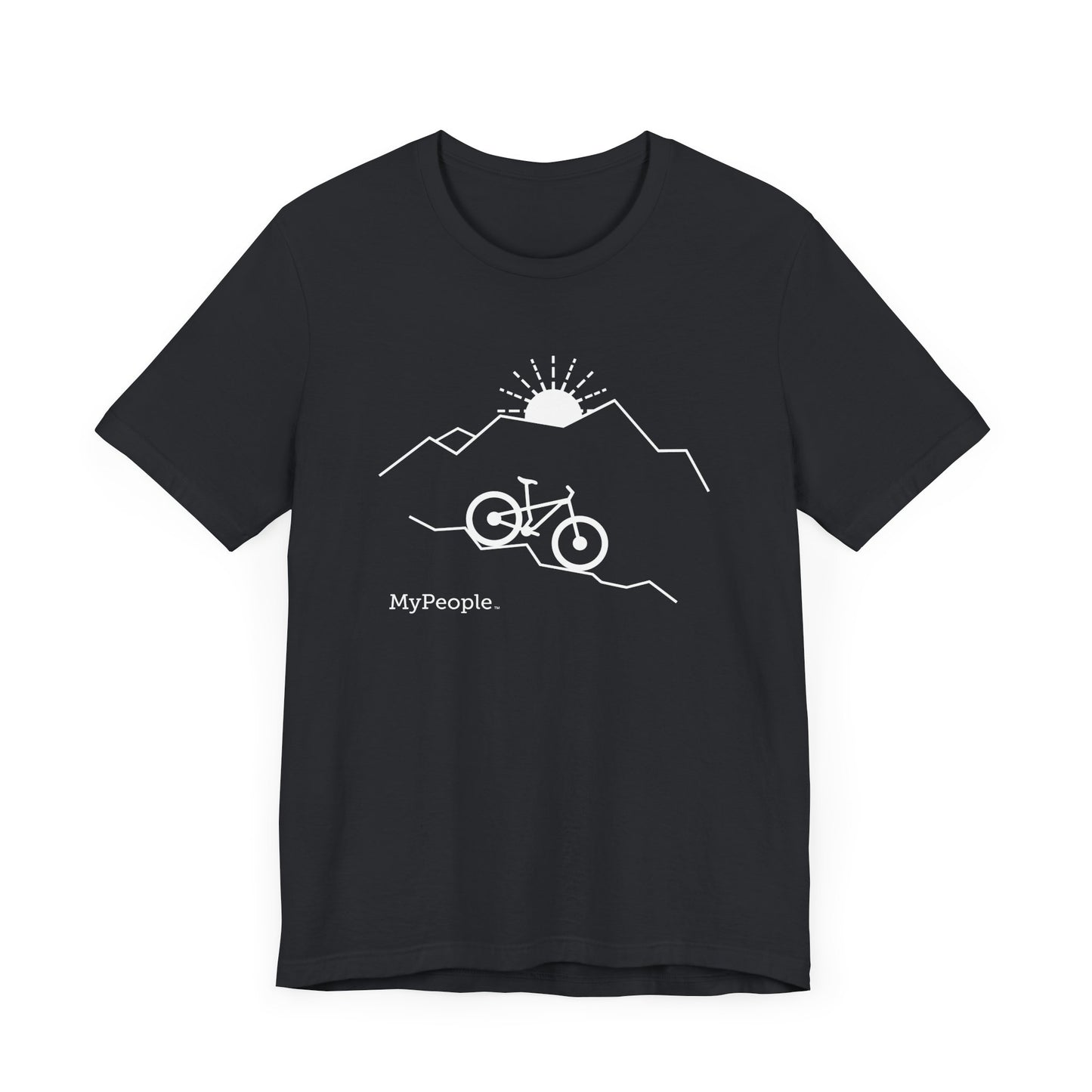 MyPeople Mountain Biking Tee - Unisex Jersey Short Sleeve Shirt