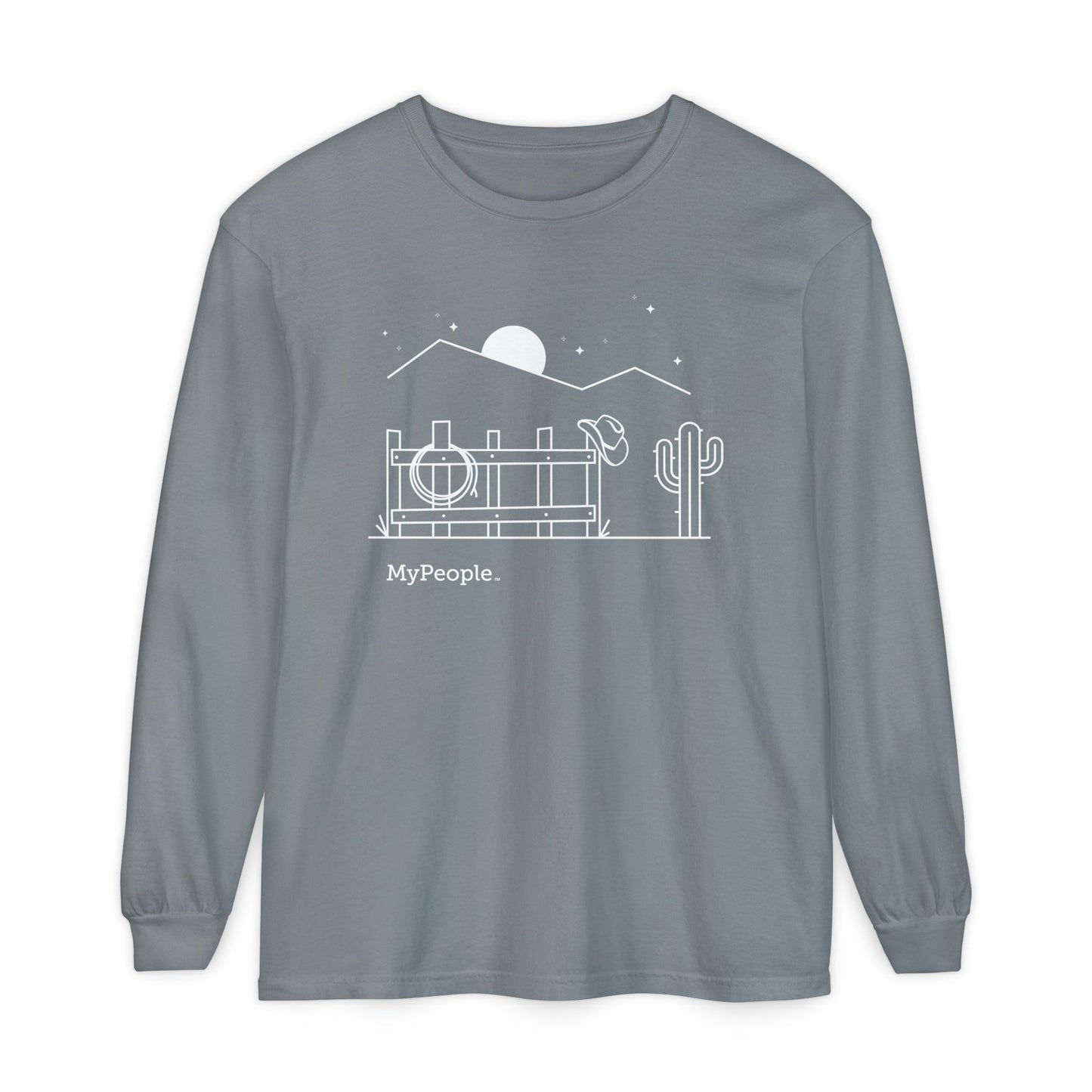 MyPeople Cowboy Long Sleeve T-Shirt - Unisex