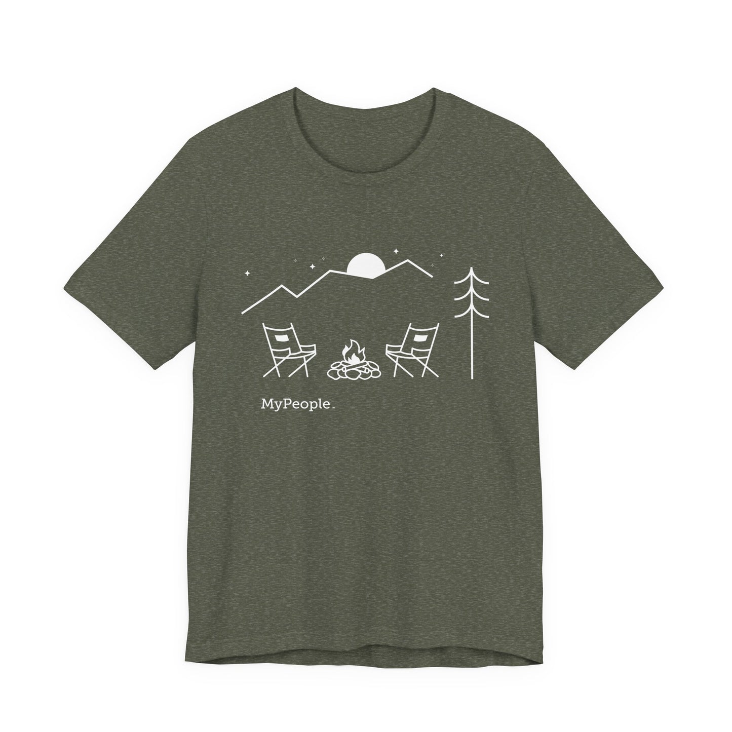 MyPeople Campfire Tee - Unisex Jersey Short Sleeve Shirt