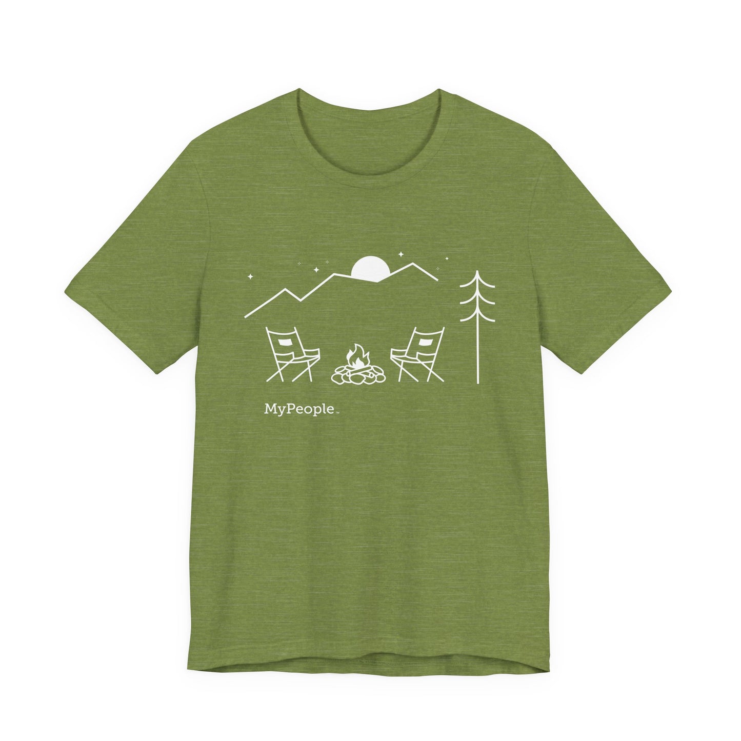 MyPeople Campfire Tee - Unisex Jersey Short Sleeve Shirt