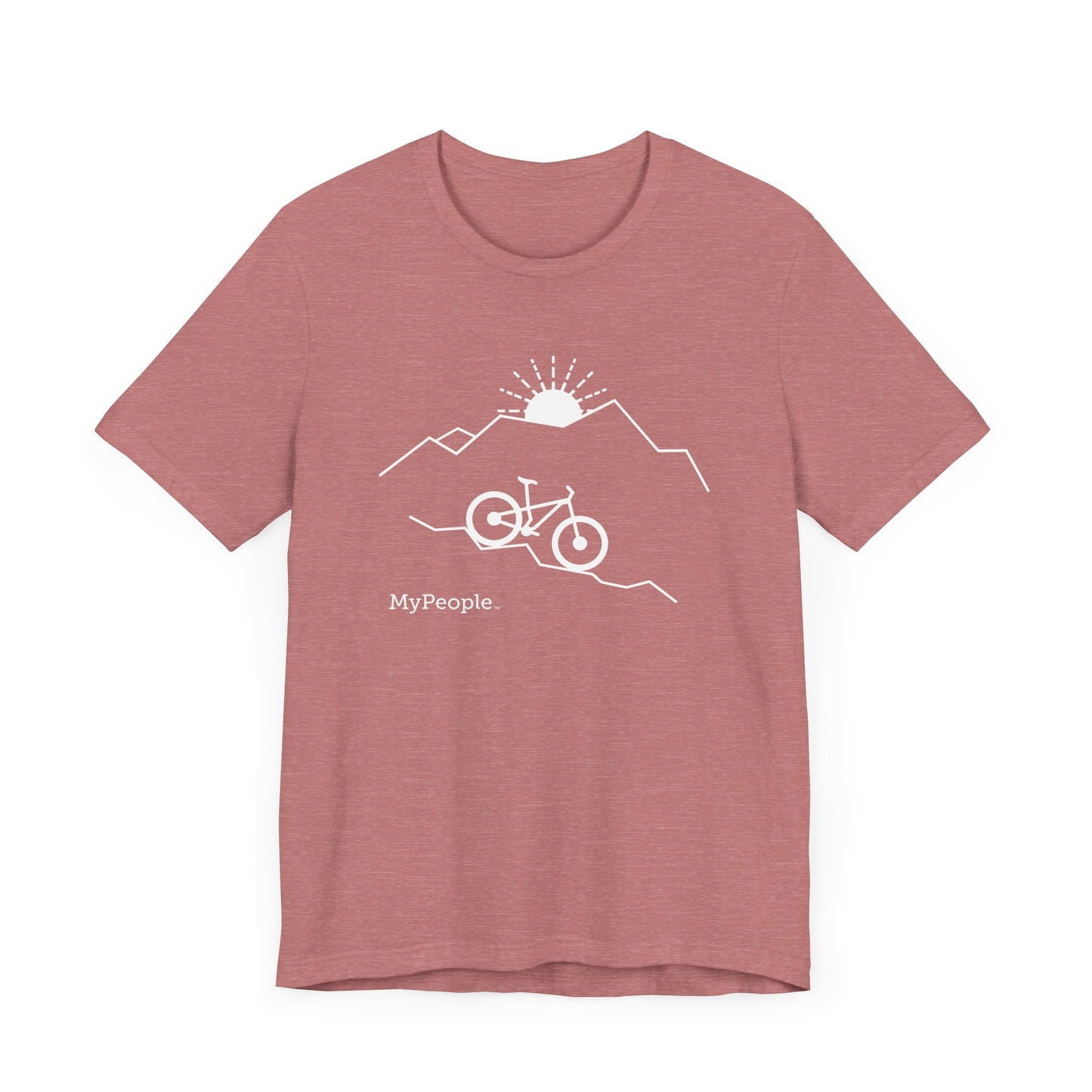 MyPeople Mountain Biking Tee - Unisex Jersey Short Sleeve Shirt
