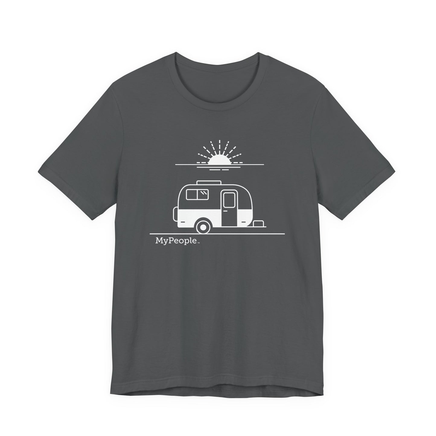 MyPeople Vintage Trailer Tee - Unisex Jersey Short Sleeve Shirt