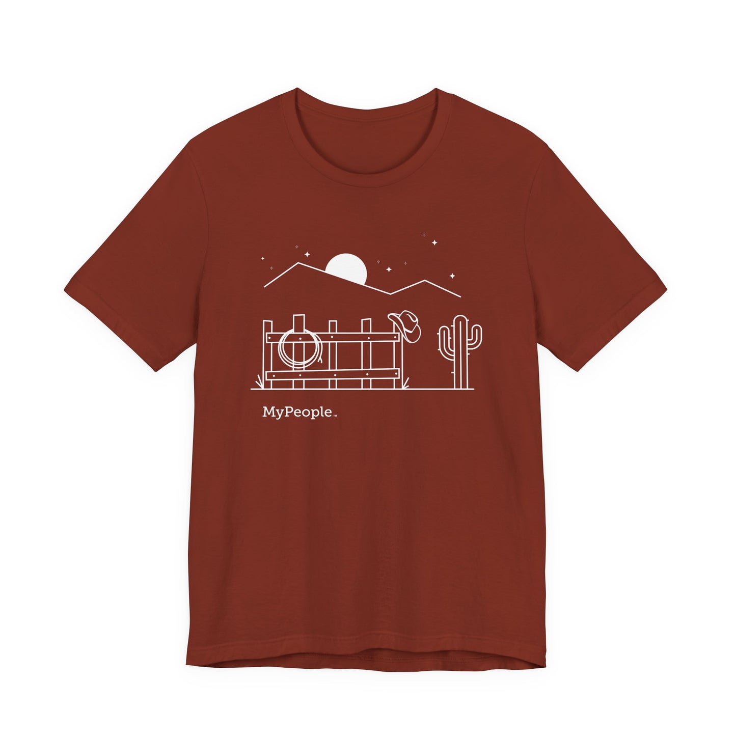 MyPeople Cowboy Tee - Unisex Jersey Short Sleeve Shirt