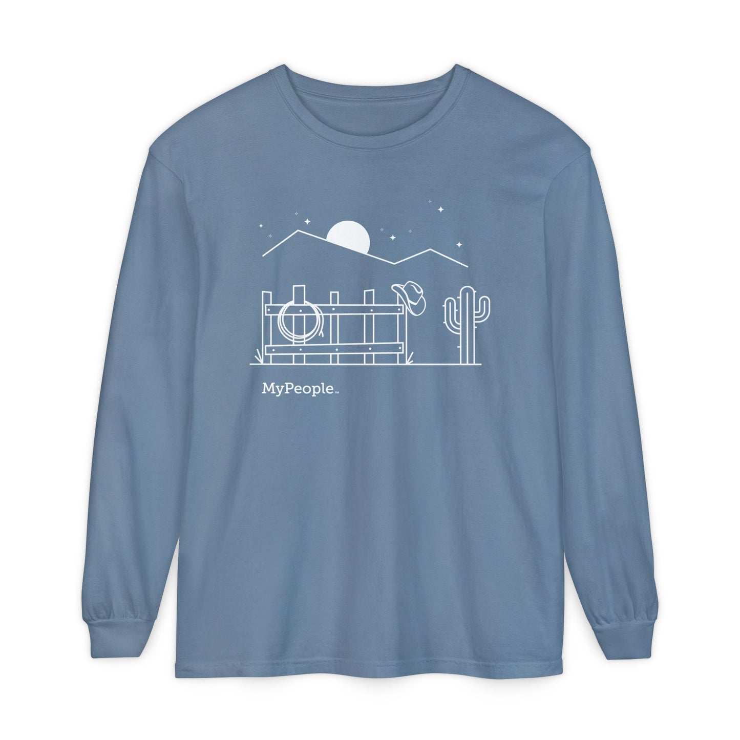 MyPeople Cowboy Long Sleeve T-Shirt - Unisex