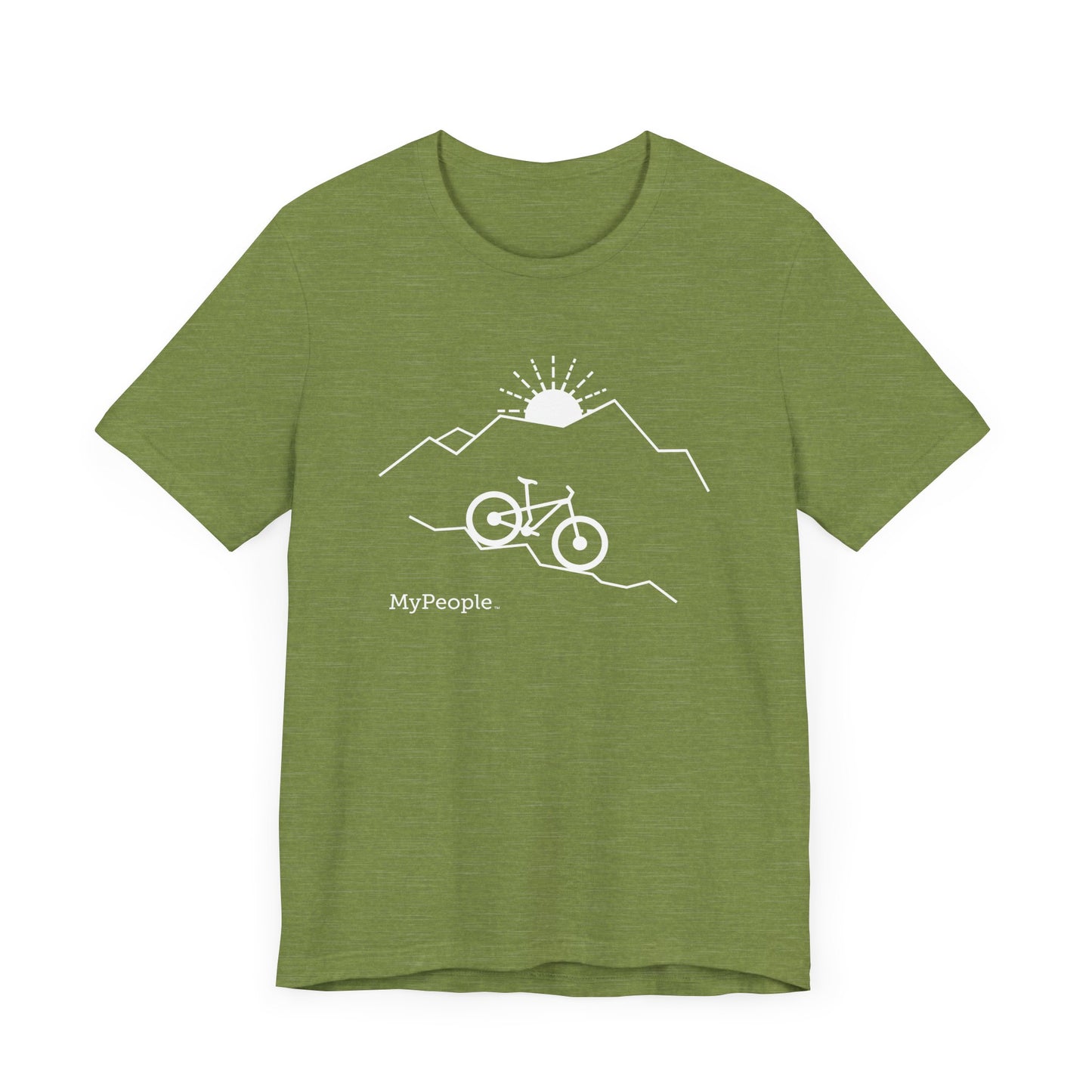 MyPeople Mountain Biking Tee - Unisex Jersey Short Sleeve Shirt