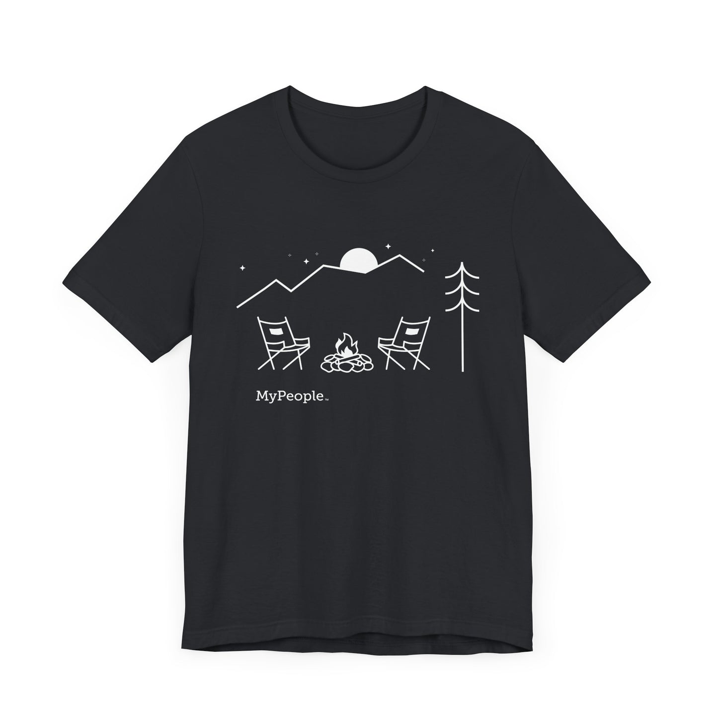 MyPeople Campfire Tee - Unisex Jersey Short Sleeve Shirt