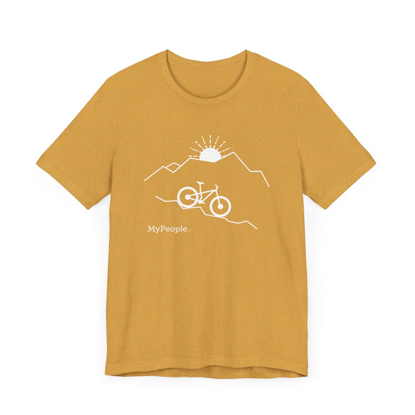 MyPeople Mountain Biking Tee - Unisex Jersey Short Sleeve Shirt