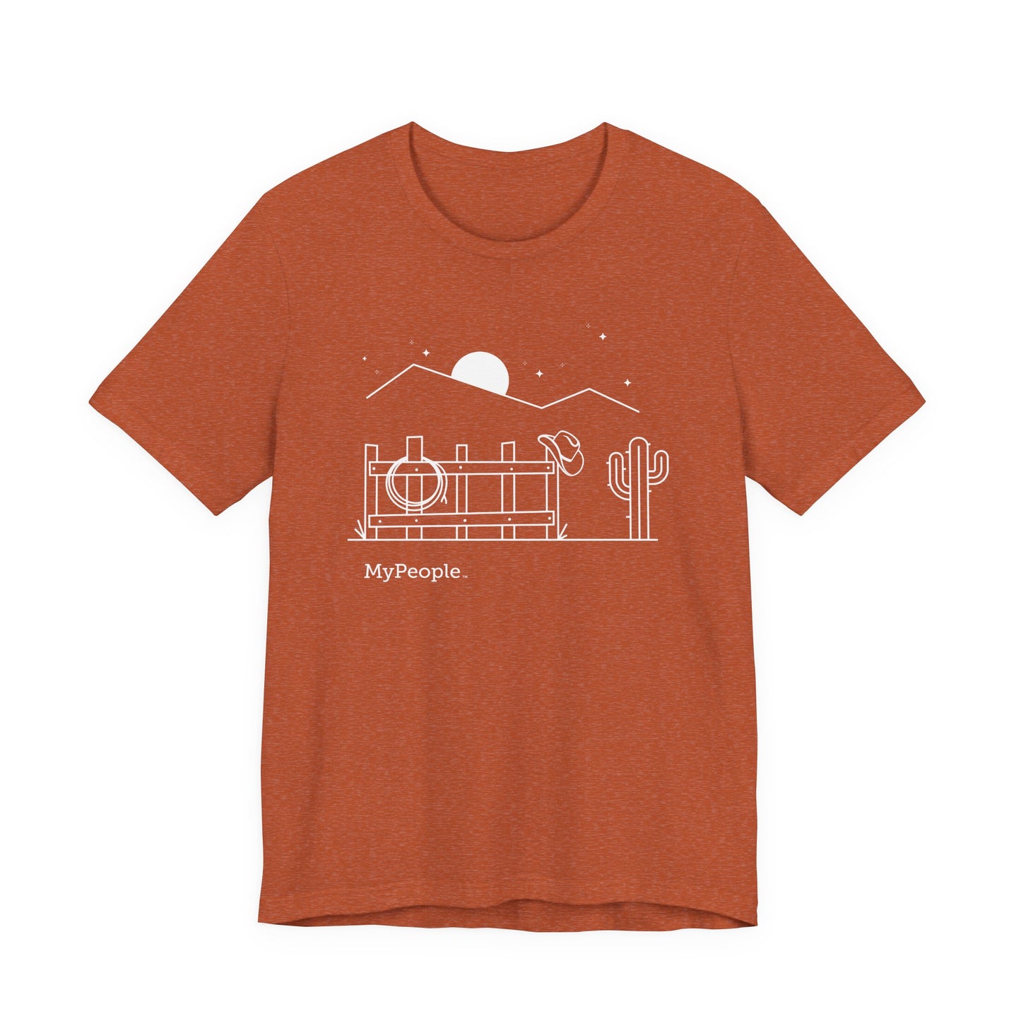 MyPeople Cowboy Tee - Unisex Jersey Short Sleeve Shirt