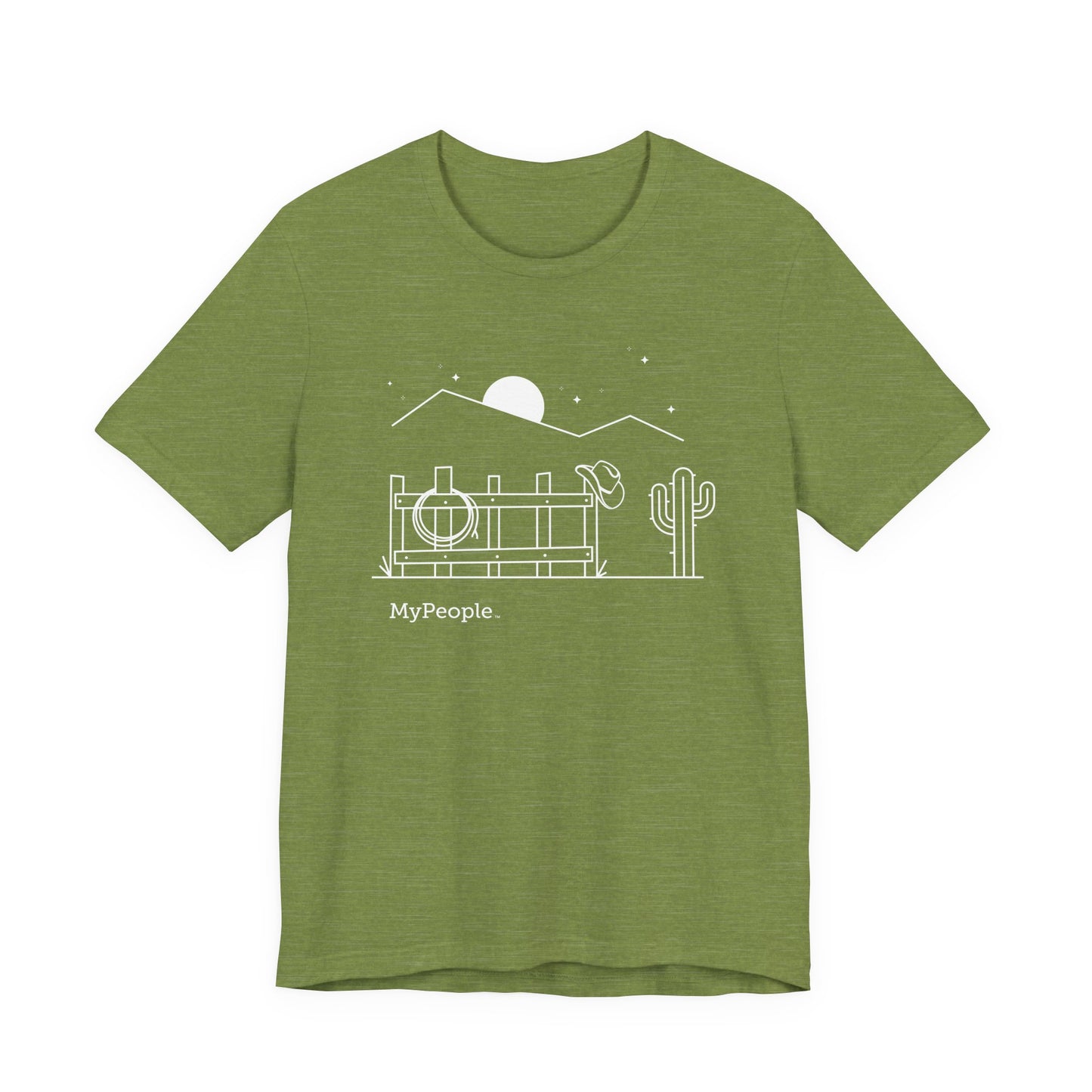 MyPeople Cowboy Tee - Unisex Jersey Short Sleeve Shirt