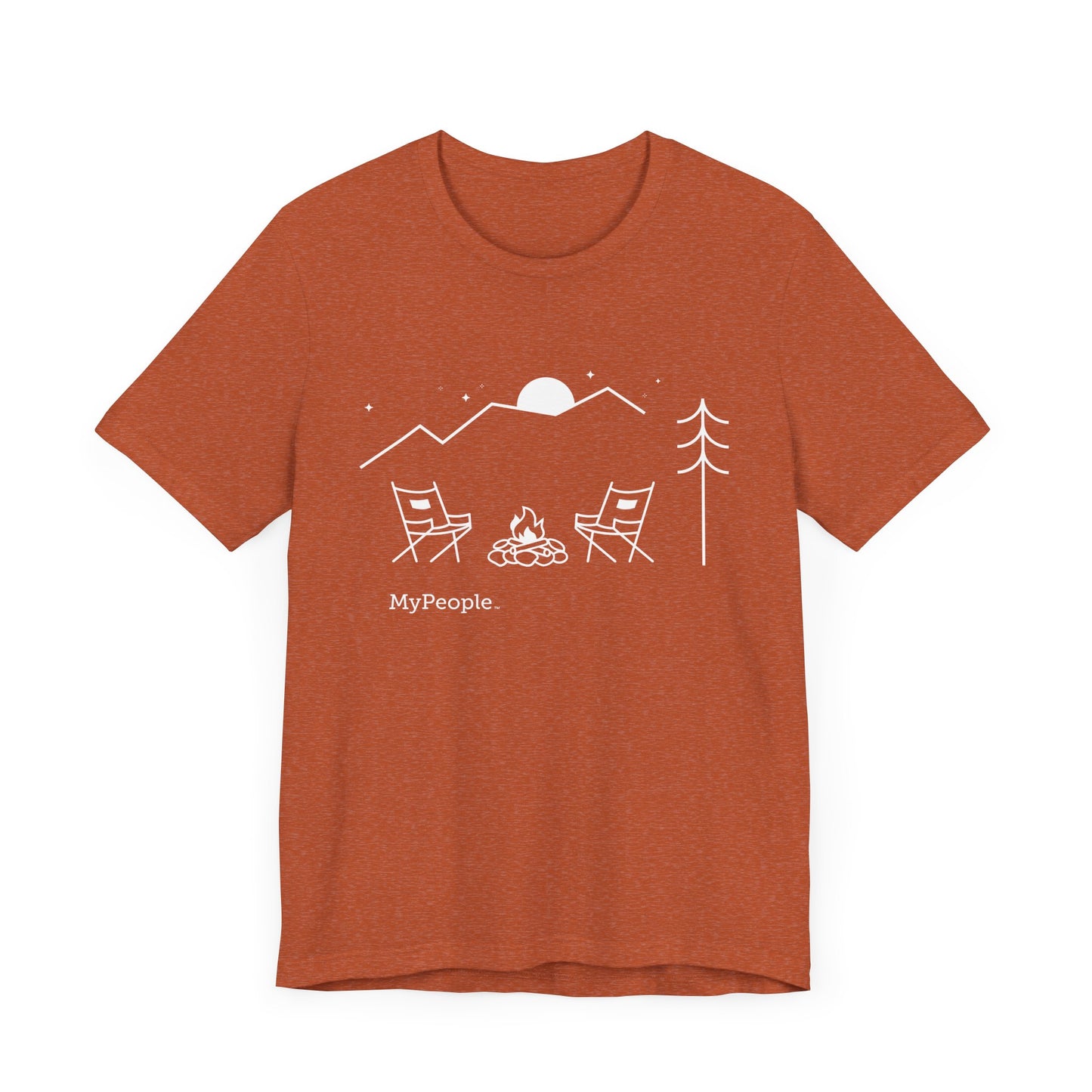 MyPeople Campfire Tee - Unisex Jersey Short Sleeve Shirt