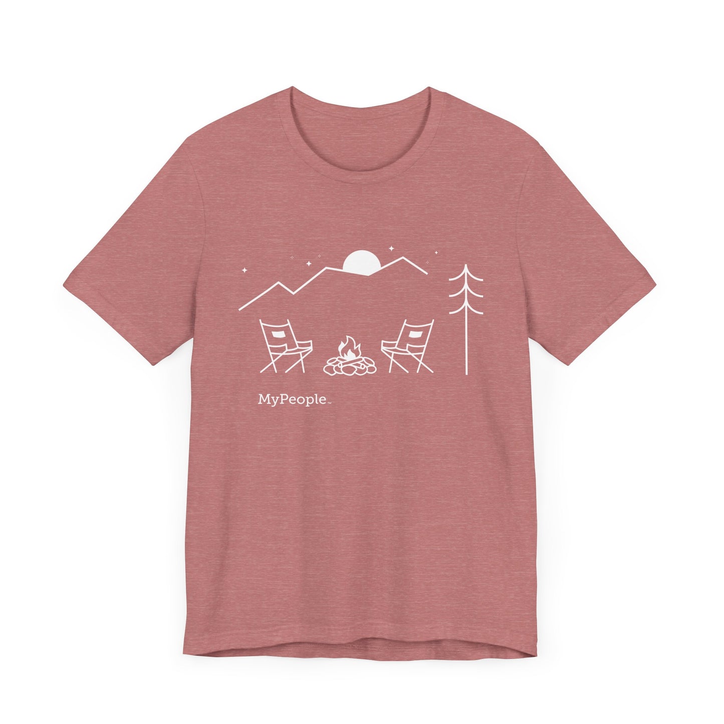 MyPeople Campfire Tee - Unisex Jersey Short Sleeve Shirt