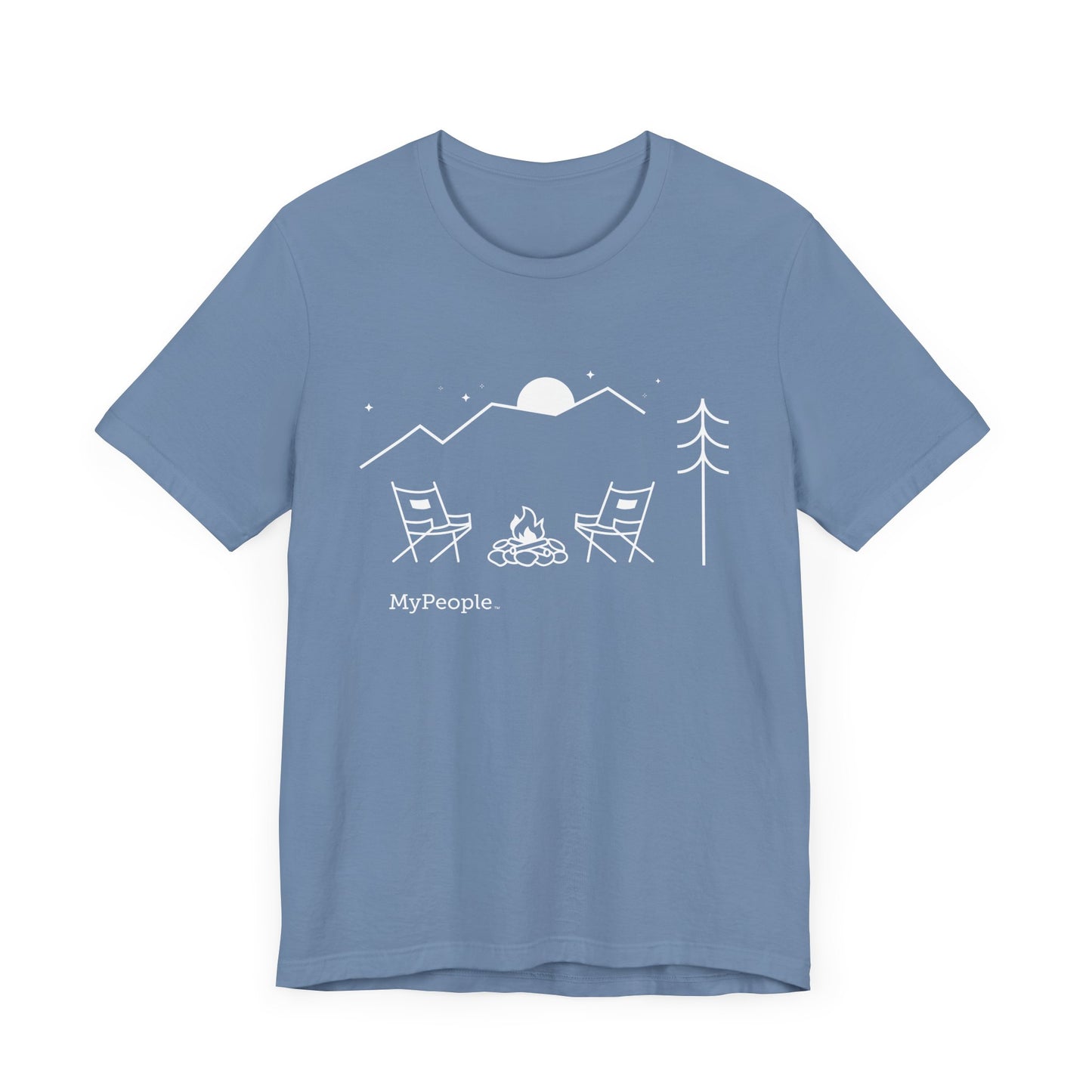 MyPeople Campfire Tee - Unisex Jersey Short Sleeve Shirt