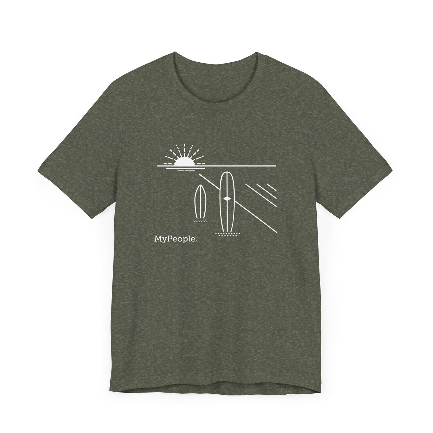 MyPeople Surfing Tee - Unisex Jersey Short Sleeve Shirt