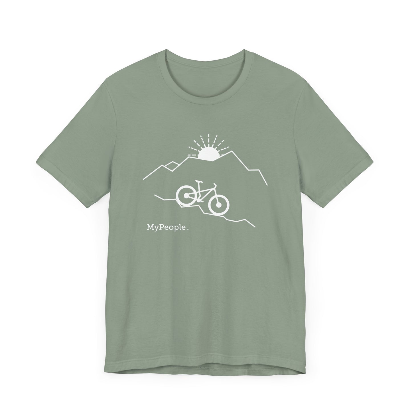MyPeople Mountain Biking Tee - Unisex Jersey Short Sleeve Shirt