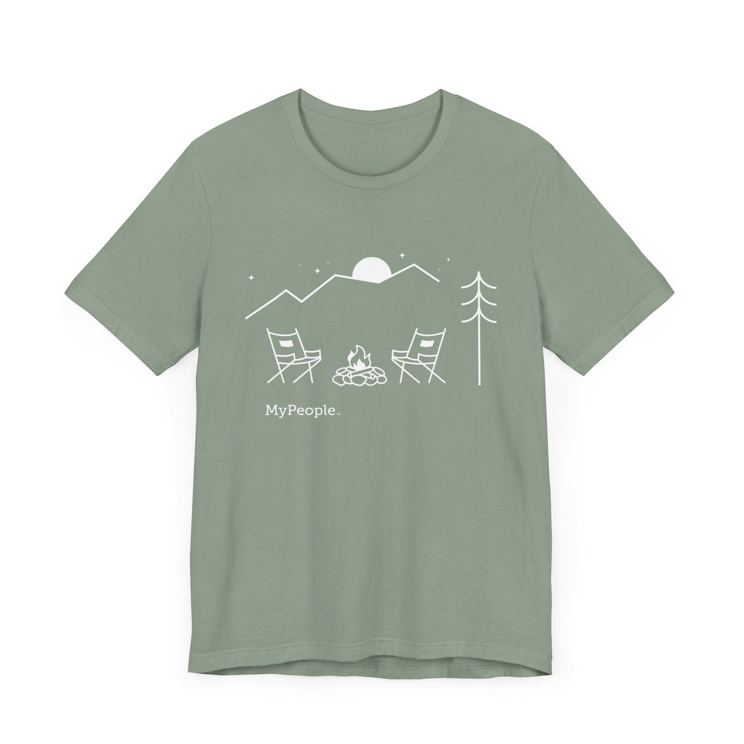 MyPeople Campfire Tee - Unisex Jersey Short Sleeve Shirt