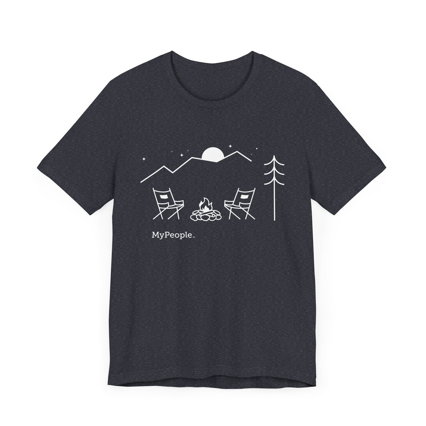 MyPeople Campfire Tee - Unisex Jersey Short Sleeve Shirt