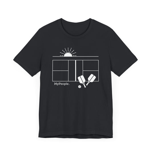 MyPeople Pickleball Tee - Unisex Jersey Short Sleeve Shirt