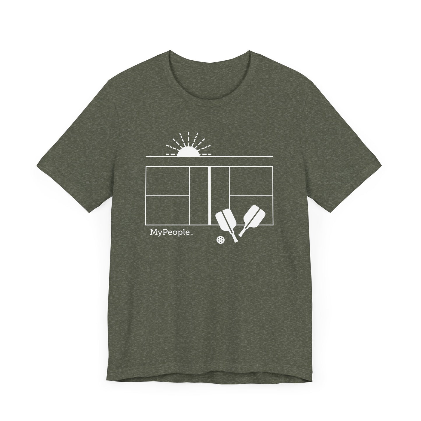 MyPeople Pickleball Tee - Unisex Jersey Short Sleeve Shirt