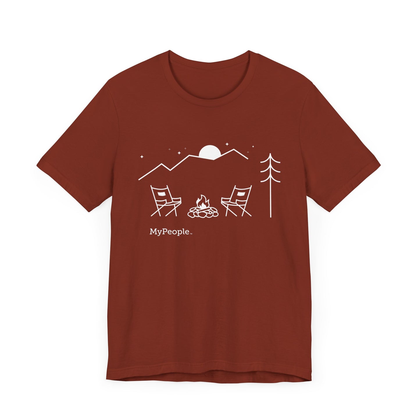 MyPeople Campfire Tee - Unisex Jersey Short Sleeve Shirt