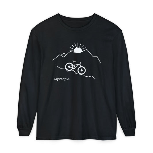 MyPeople Mountain Biking Long Sleeve T-Shirt - Unisex