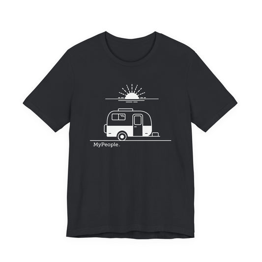 MyPeople Vintage Trailer Tee - Unisex Jersey Short Sleeve Shirt