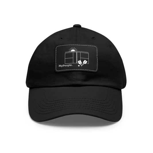 MyPeople Pickleball Hat with Leather Patch