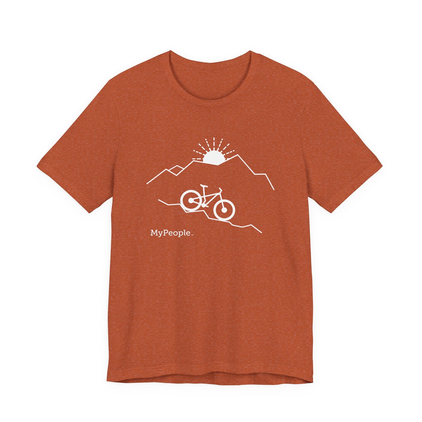 MyPeople Mountain Biking Tee - Unisex Jersey Short Sleeve Shirt