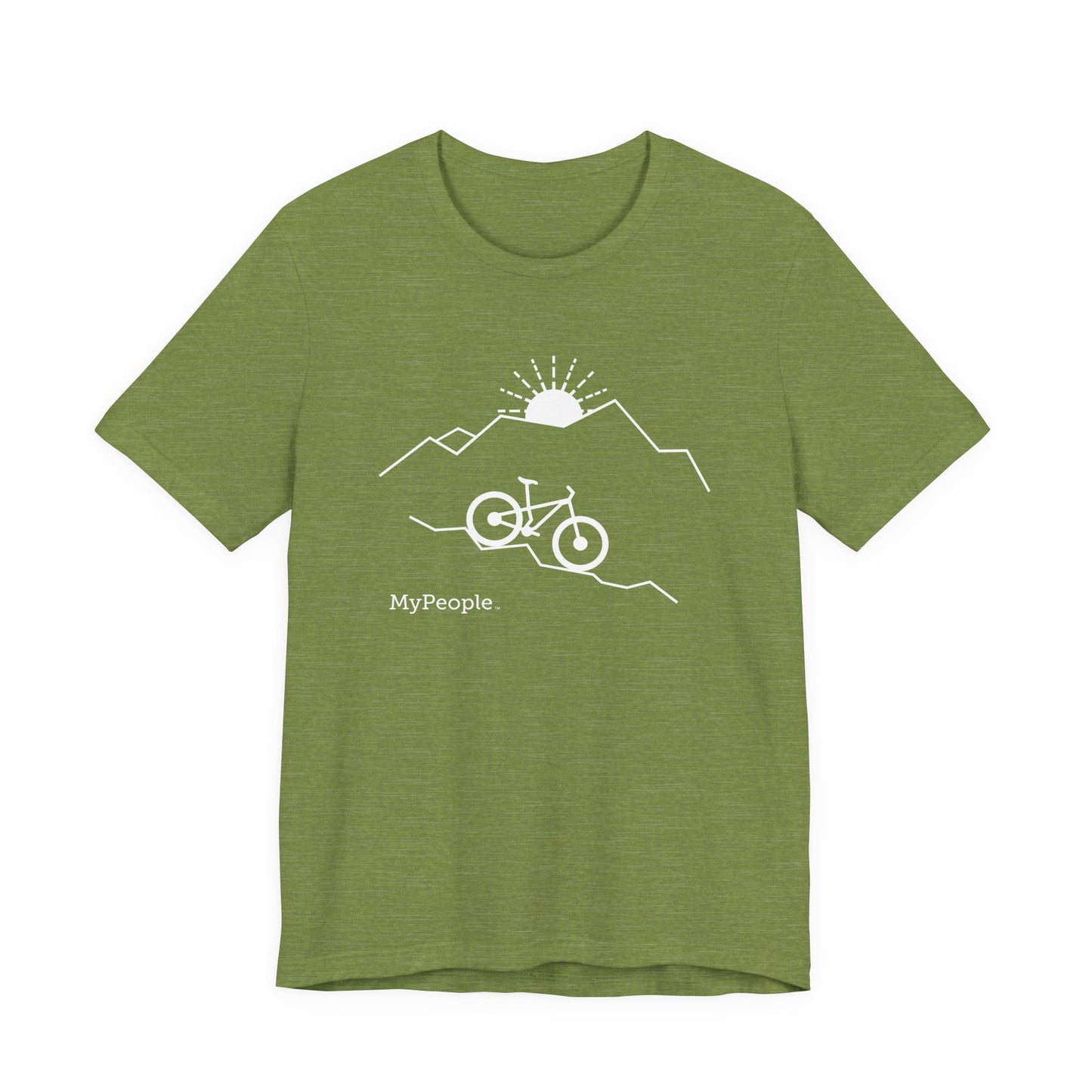 MyPeople Mountain Biking Tee - Unisex Jersey Short Sleeve Shirt