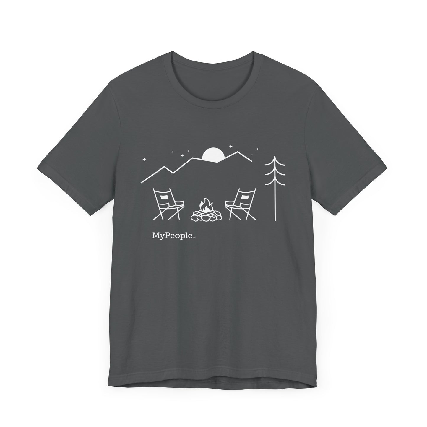 MyPeople Campfire Tee - Unisex Jersey Short Sleeve Shirt