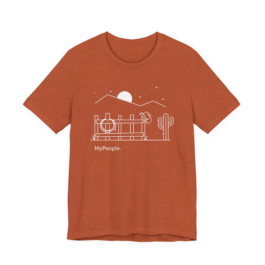 MyPeople Cowboy Tee - Unisex Jersey Short Sleeve Shirt