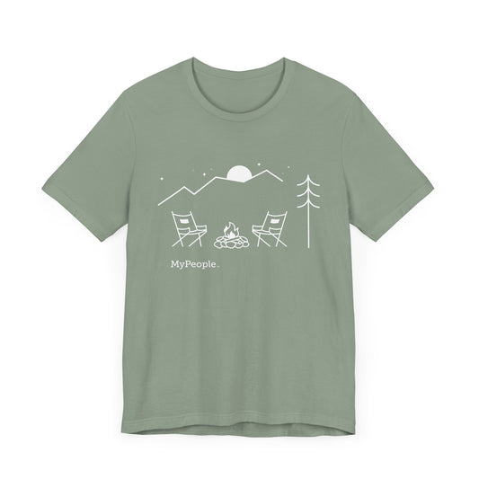 MyPeople Campfire Tee - Unisex Jersey Short Sleeve Shirt